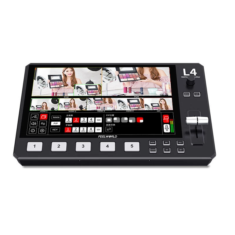 Fuguide L4 Director -Director HD switching table with touch screen HDMI SDI multi -machine live broadcast push machine