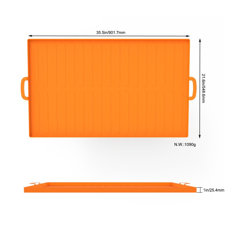 Nueva silicona multi-función Parrilla de barbacoa de silicona estera de la barbacoa horno de barbacoa