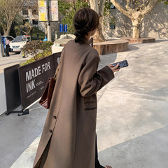 西装风衣外套女长款2025秋季新款今年流行爆款高级感休闲超火大衣