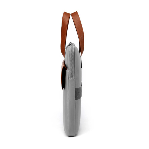 Wholesale new 15.6-inch solid color laptop bag 14-inch notebook bag color matching portable document briefcase