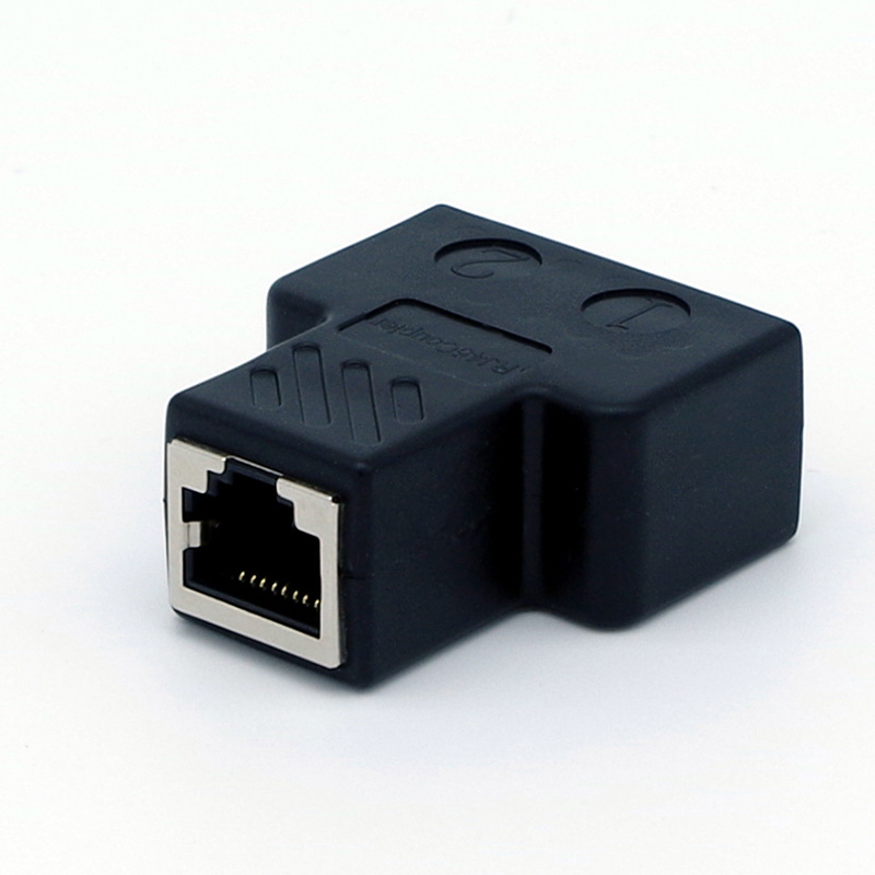 CAT6 RJ45һ�ֶ�ת��ͷ�ֽ�������ͨ������ͨ8P8 C������ͨ ����