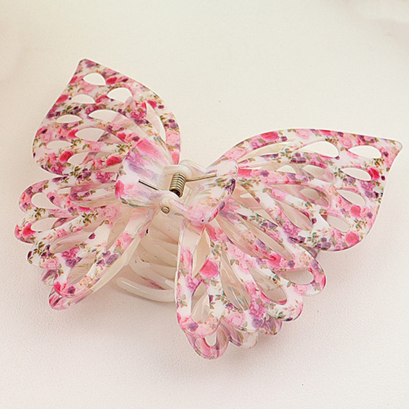 112g Weight Hair Clip, Hair Claws Hair Accessories Type 1 Piece Quantity Holiday, Daily Occasion Plastic Material Butterfly, Horse, Fish, Shark Pattern Women's Gender Elegant, Sweet Style Elegant Sweet Women's Butterfly Horse Fish Plastic Hair Clip Hair Claws 7