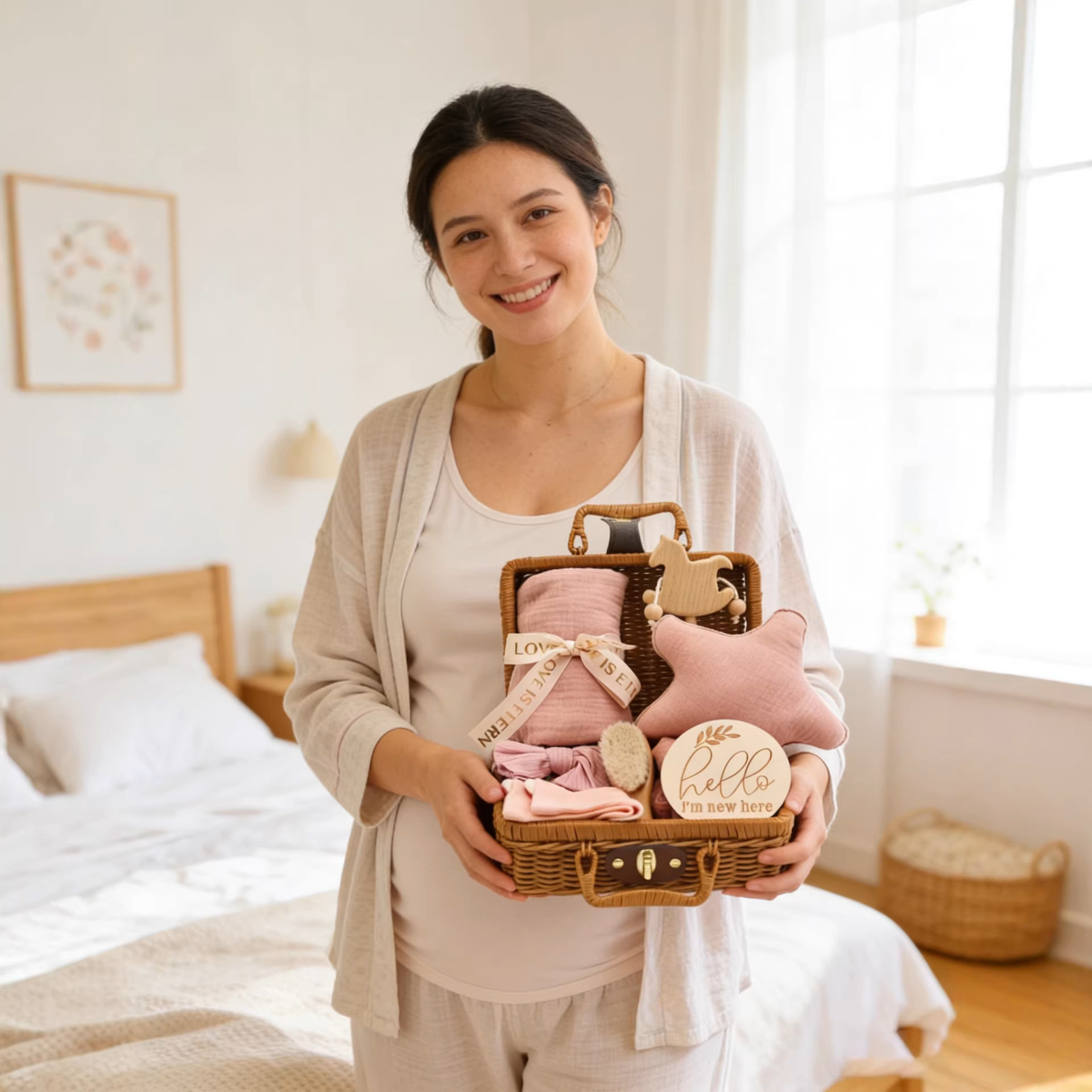Amazon Baby Shower Gifts Newborn Baby Gift Basket Comfort Toy Gift First Birthday Gift