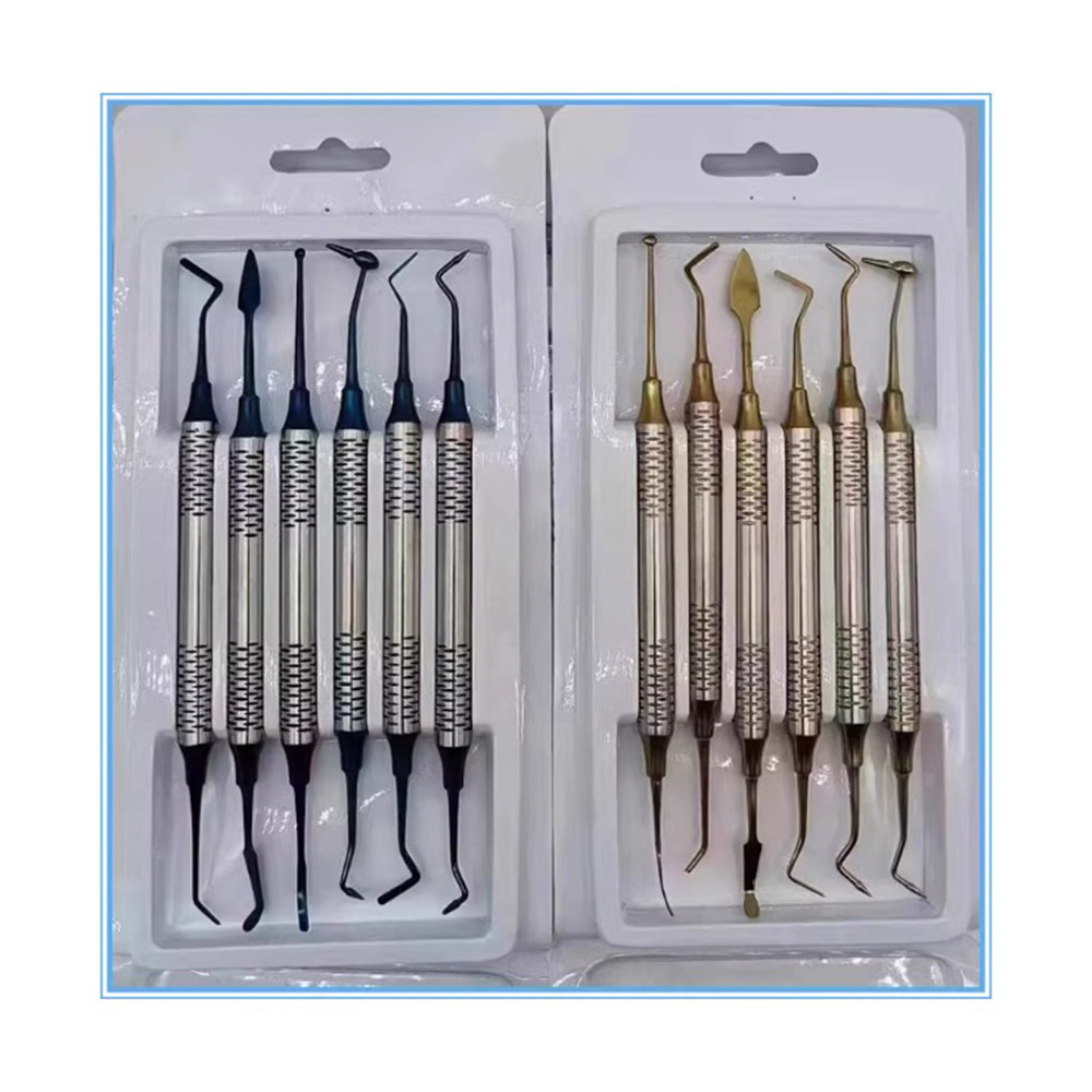Kit de relleno de resina dental, restauración estética dental, herramientas de relleno de implantes dentales, instrumentos orales, envío gratuito