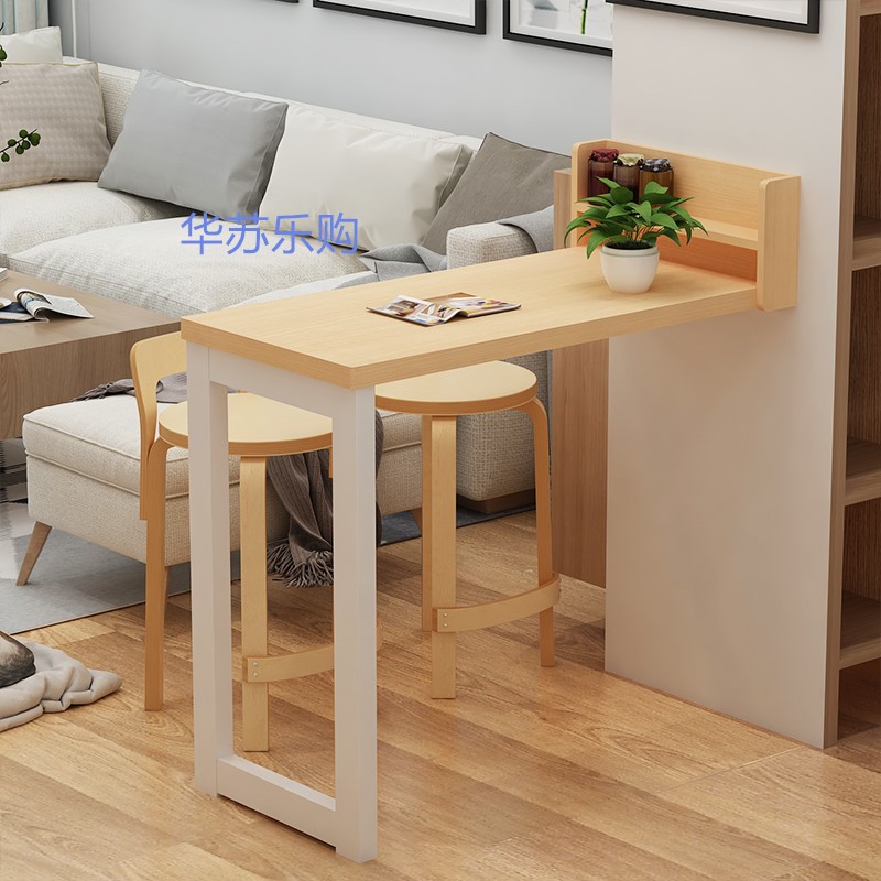 Folding small apartment bar hanging wall bar wall hanging table…