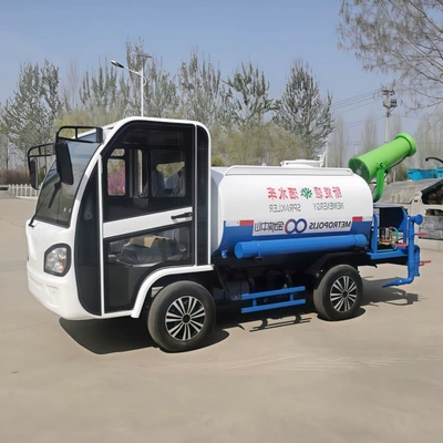 Small Sprinkler Truck Ready for Delivery Without Registration, Suitable for Garden, Community and Construction Site, Multi-Functional Sprinkler and Dust Reduction (Suvarma maşınları)