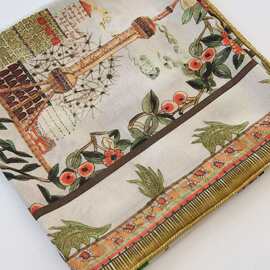 新年款大号花朵围巾披肩