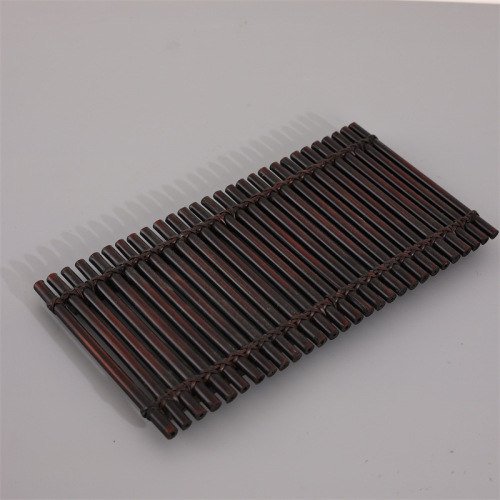 Purple bamboo row Japanese food plate decoration sashimi barbecue platter decoration seafood tea tray tea mat Japanese coaster tea banquet