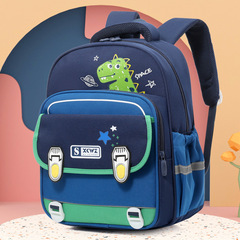 廠家批發小學生兒童書包護脊減負背包卡通牛津布夾層大容量雙肩包