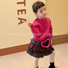 【现货】25秋上新   同款女童复古格纹百搭蛋糕裙裤