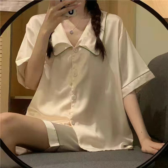 더블쇼트프린트-23 인형목걸이 살구색
