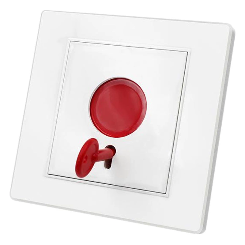 Кнопка аварийного сброса Flying Camel PA66, красный переключатель сброса ключа, кнопка ручной сигнализации помощи