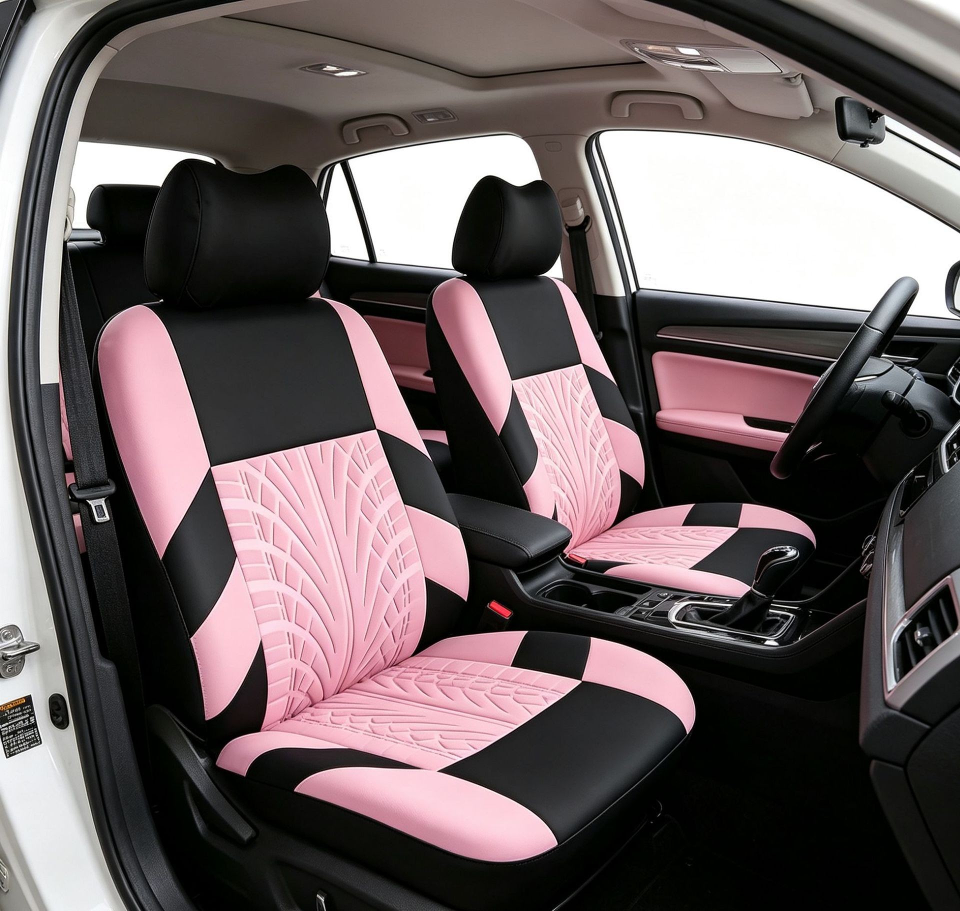 Cross-Border Hot-Selling Tire Pattern Embossed Knitted Fabric Four-Season Universal Car Seat Cover and Cushion Manufacturer Wholesale Amazon