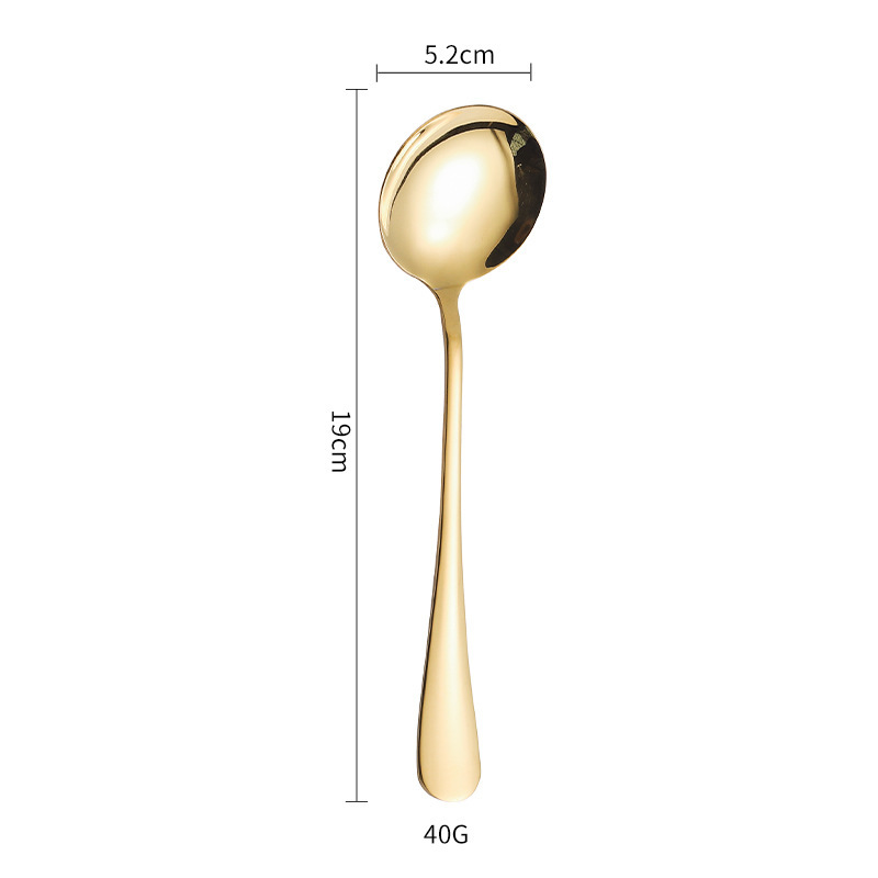 クロスボーダー 1010 ステンレス鋼食器肥厚コーヒー撹拌スプーンケーキスパチュラホテルナイフ、フォーク、スプーンセットはロゴを彫刻することができます|undefined