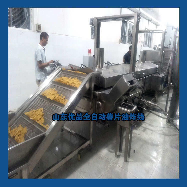 热销鸡柳油炸机 调理品油炸机 不锈钢纯油 上罩提升输送变频可调