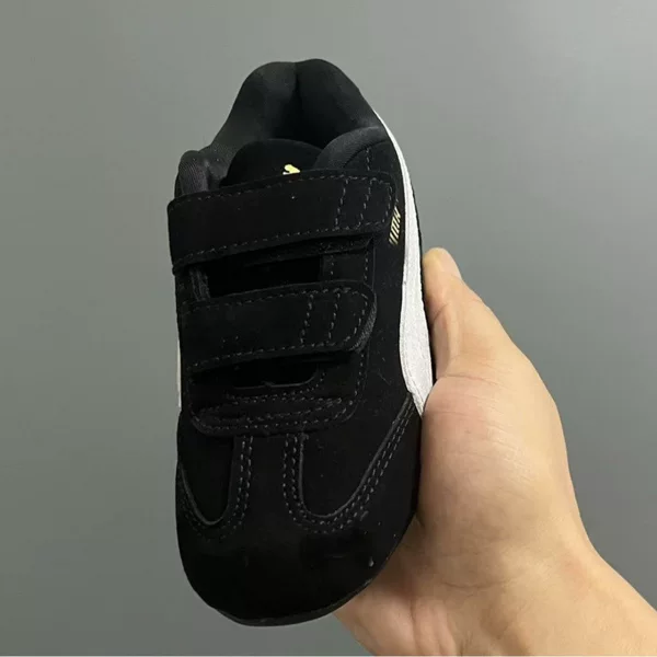 New Foreign Trade Model Double Velcro Racing Sneakers for Boys and Girls, Lightweight Running Shoes for Kids, Back-To-School Season