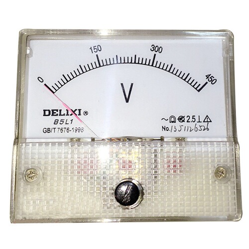 Delexi 85L1 Mechanical Pointer AC Current Voltage Meter 450V 10A 20A 50A Direct Connection Transformer Type