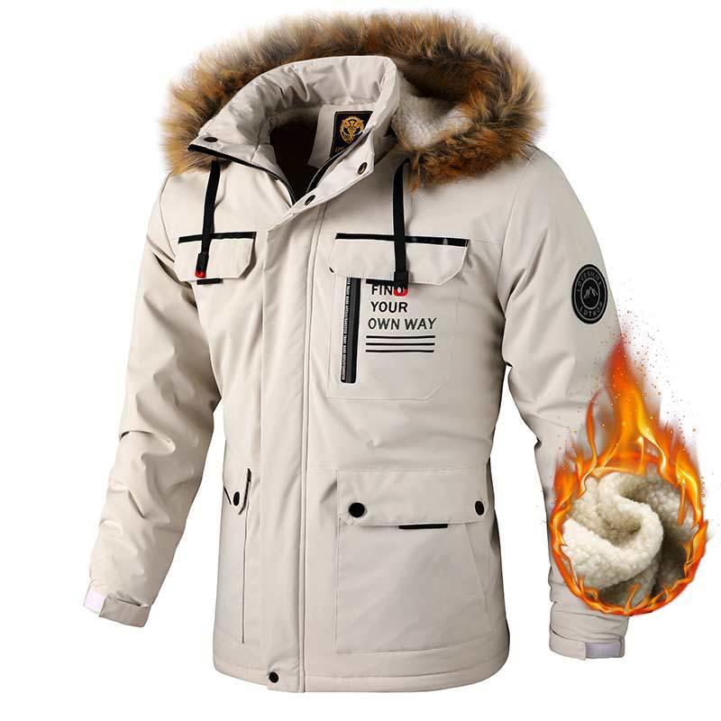 Cross-border foreign trade outdoor men's fleece-lined thickened Casual Jacket parka autumn and winter warm jacket men's jacket Cross-border foreign trade outdoor men's fleece-lined thickened Casual Jacket parka autumn and winter warm jacket men's jacket