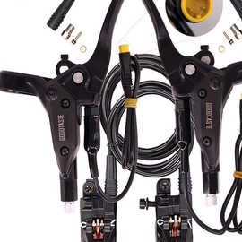 3PIN八方中置断电油刹Ebike电动自行车液压油碟改装刹车总成配件