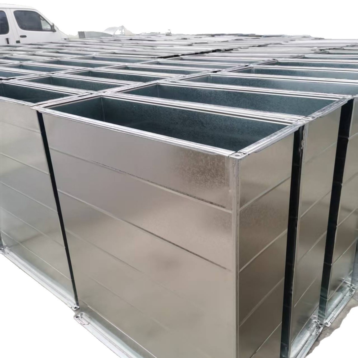 商场空调通风管道加工制作镀锌板风管除尘不锈钢圆管激光切割