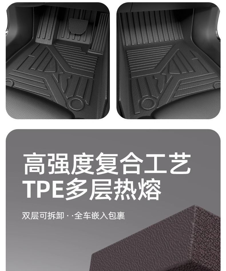Suitable for TPE car mat Qichen star D60PLUS large V R50X t70 T90 surrounded by non-slip particle car mat