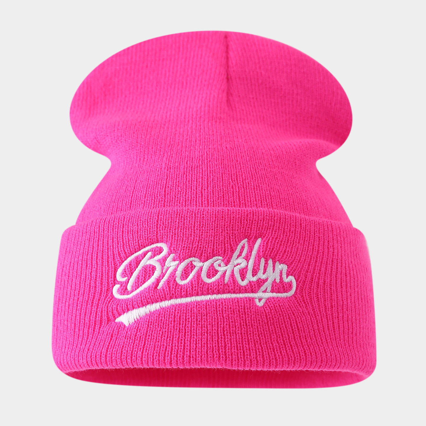 Europa y Estados Unidos transfronterizos sombreros de punto Brooklyn otoño y invierno deportes al aire libre para hombres y mujeres ociosos sombreros de lana cálidos sombreros de moda image 11