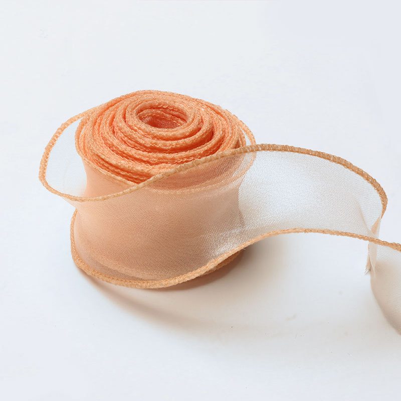 Fábrica al por mayor de hilo sin núcleo cinta de cola de pescado cinta flor material de embalaje colorido ramo cinta material de la cinta