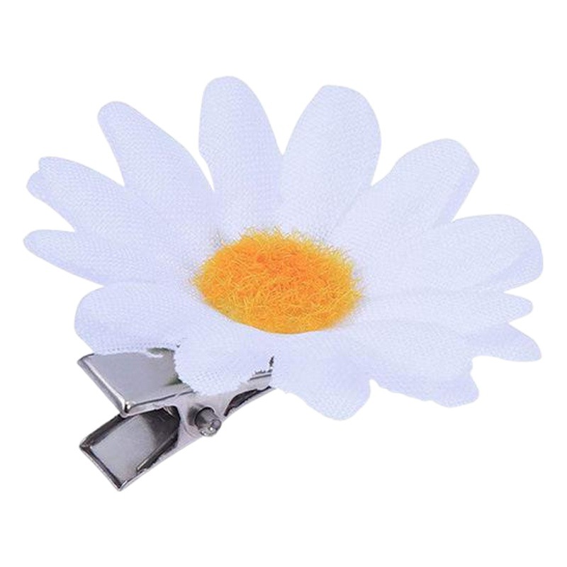 Mini Daisy Hairpin Small Sunflower Hairpin Party Photo Decoration Simulated Flower Headdress Hairpin Small Chrysanthemum Hairpin