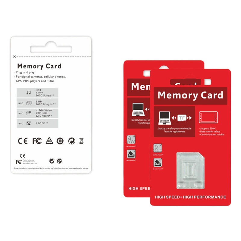 Оптовая упаковка для карт памяти, высокоскоростная упаковка для карт памяти, красная упаковка, упаковка Casetify, коробка для хранения карт памяти