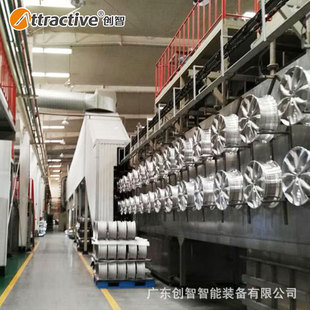 【Guangdong Chuangzhi】Customized Intelligent Coating Production Line Manufacturer Wheel Hub Automatic Spraying Assembly Line Curing Oven