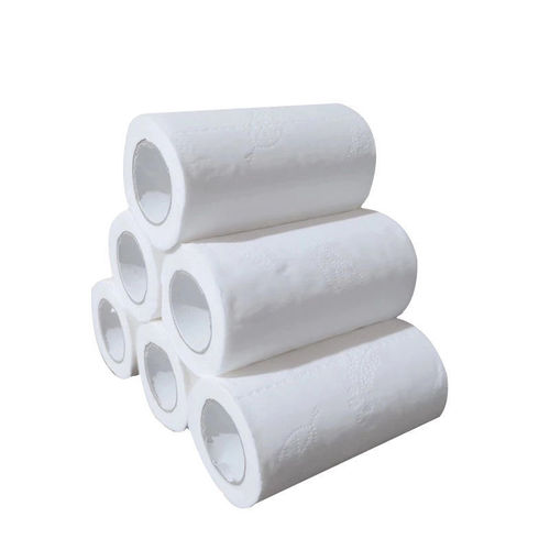 Wholesale small roll paper for hotels and hospitals, hollow-core toilet paper, toilet paper with cores, 25g, 30g, 40g