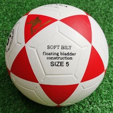 现货批发供应标准训练比赛五号成人足球PVC三角贴皮足球多色可选