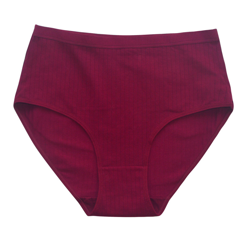 跨境爆款纯棉高腰内裤女大码透气棉质欧美高腰收腹内裤女panties|undefined