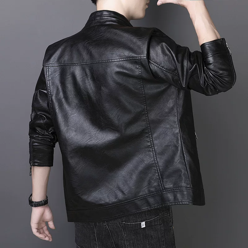 Демисезонная модная теплая куртка в корейском стиле,Slim fit