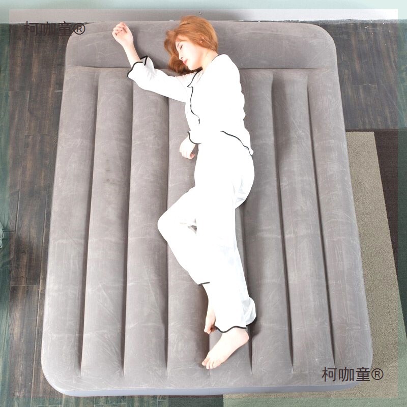 Thickened Single-Size Air Mattress, Double Inflatable Bed, Outdoor Foldable Portable Bed, Home Lazy Bed, Metabo