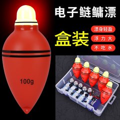 LED夜光大肚漂发光漂日夜两用远投鲢鳙浮漂矶钓海钓海竿浮漂套装