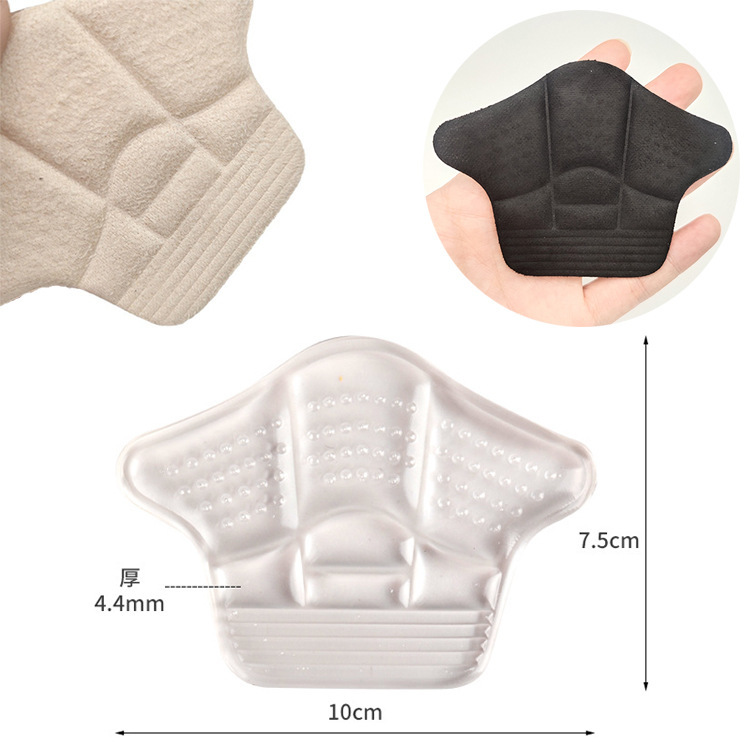 Transfronteriza venta caliente gel talón puede cortar amortiguamiento anti-deslizante anti-caída ajuste de talón ensanchado de silicona talón