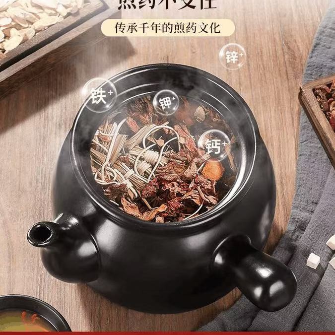 vasija de barro especial para hervir medicina de medicina tradicional china vieja olla de hierba casera de hierba image 3