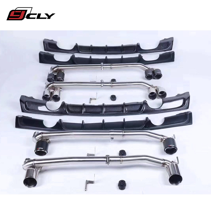 Suitable for 13-19 Bmw 3 Series F30/F35 Modified Mt Body Kit Carbon Fiber Mp Front and Rear Lip
