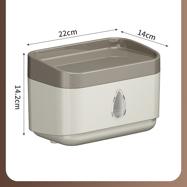 家庭用ティッシュボックストイレトイレットペーパー収納ラックペーパーボックスパンチフリープラスチック防水トイレットペーパーボックス|undefined