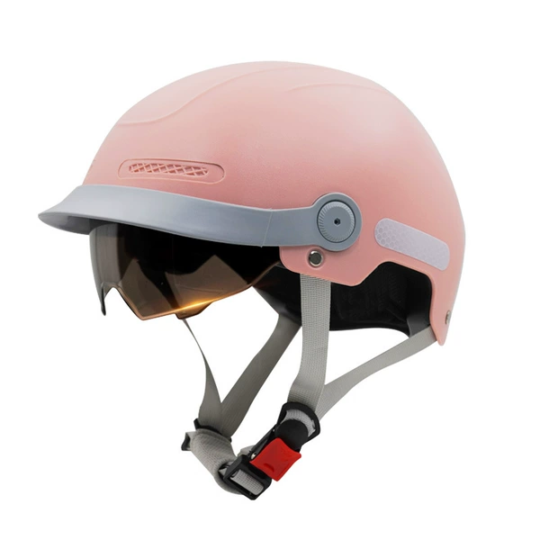 Pink with a gray hat endoscopy tea color