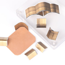 DIY手工皮革工具 皮革切圆边角模具 手工皮具刀模 修角 切半圆形