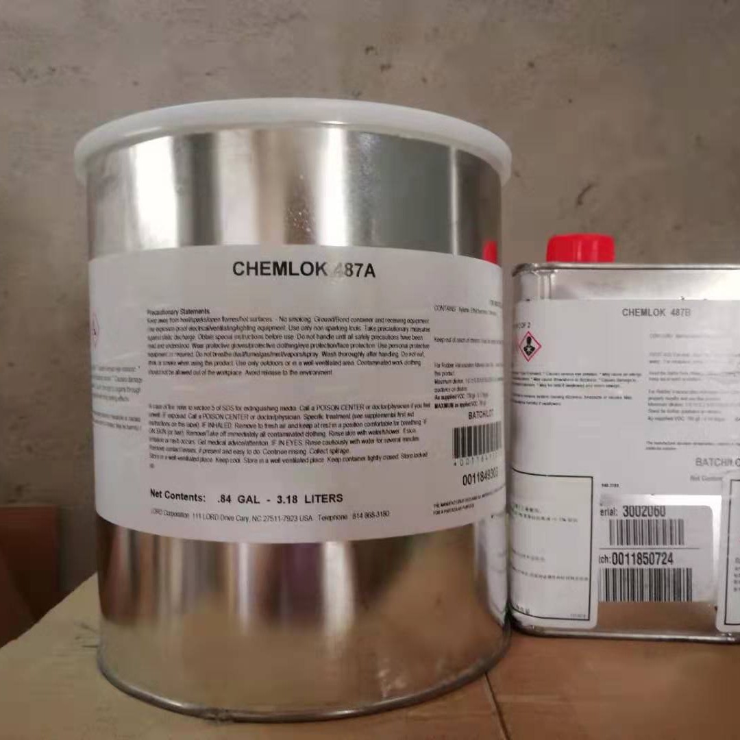开姆洛克Chemlok487AB胶水胶粘剂/TPE/TPO/TPV与金属玻璃注塑挤出