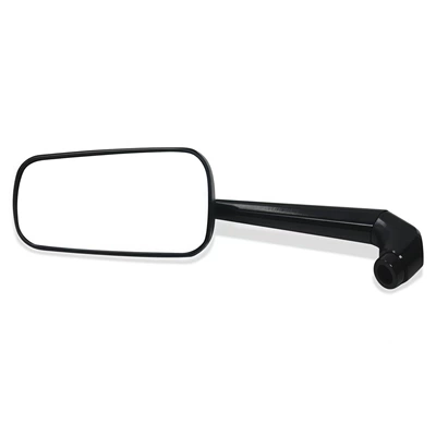 Mirror Blue/Chrome Mirror Anti-Glare – Motorcycle rearview mirror - long-pole-white-mirror