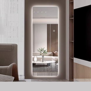 Intelligent dressing mirror LED lamp lighting full -body mirror floor mirror hanging mirror hanging wall, wall, wall dormitory bedroom home test mirror