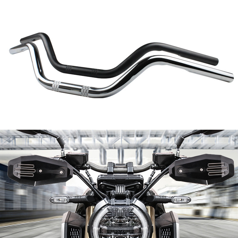 Hot selling motorcycle CG125 low bend handlebar retro modified 22mm/25mm steering handle faucet handlebar