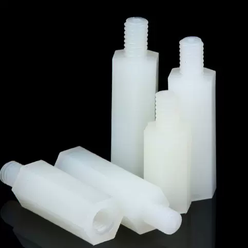 M2.5HTP2.5双通尼龙柱绝缘板隔离柱六角塑料螺丝柱塑胶支撑间隔柱