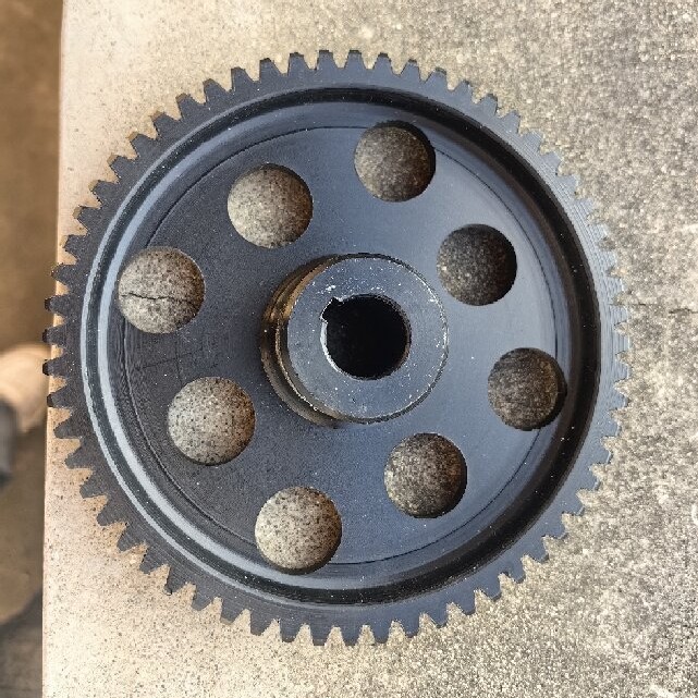 切纸机配件波拉切纸机黑色齿轮