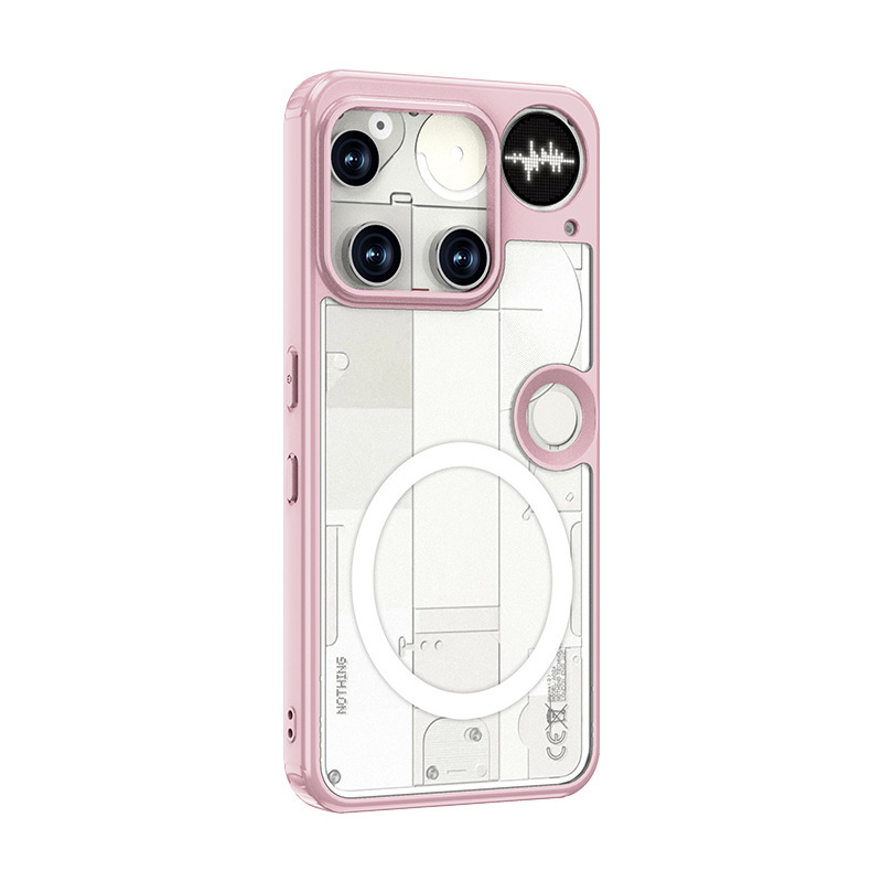 适用Nothing3手机壳护甲冰晶磨砂磁吸肤感NothingPhone3手机壳|undefined