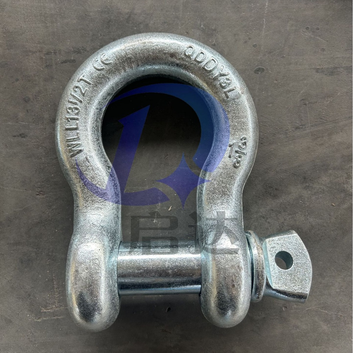 现货G209弓形卸扣不带螺母大洋卸扣G209马蹄形卸扣船用重型扣索具